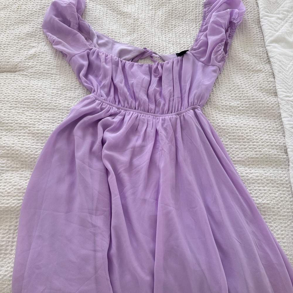 Lavender mini Dress